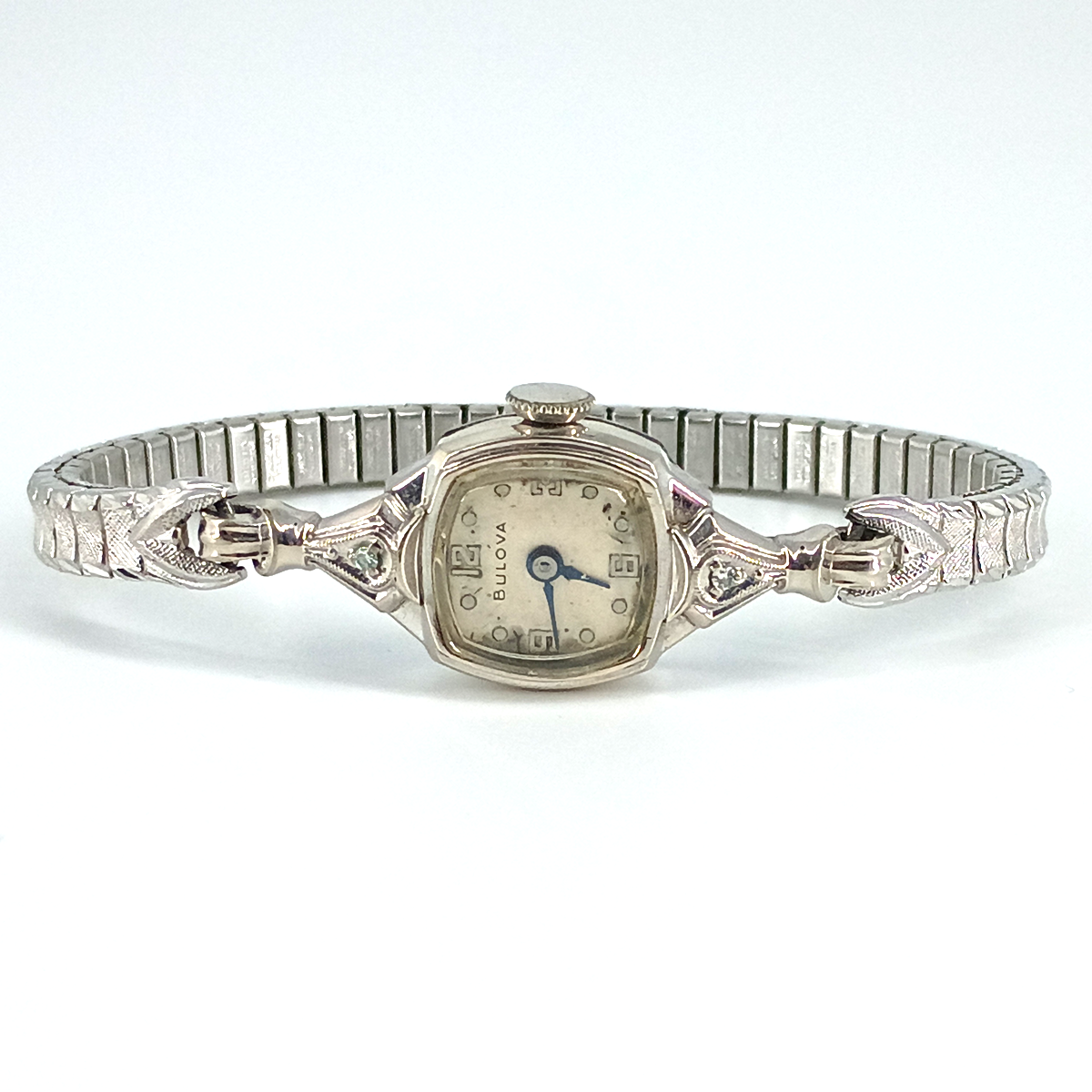 Vintage Bulova Ladies Watch, Gold Filled Bracelet Watch, Petite Mid Century Wristwatch