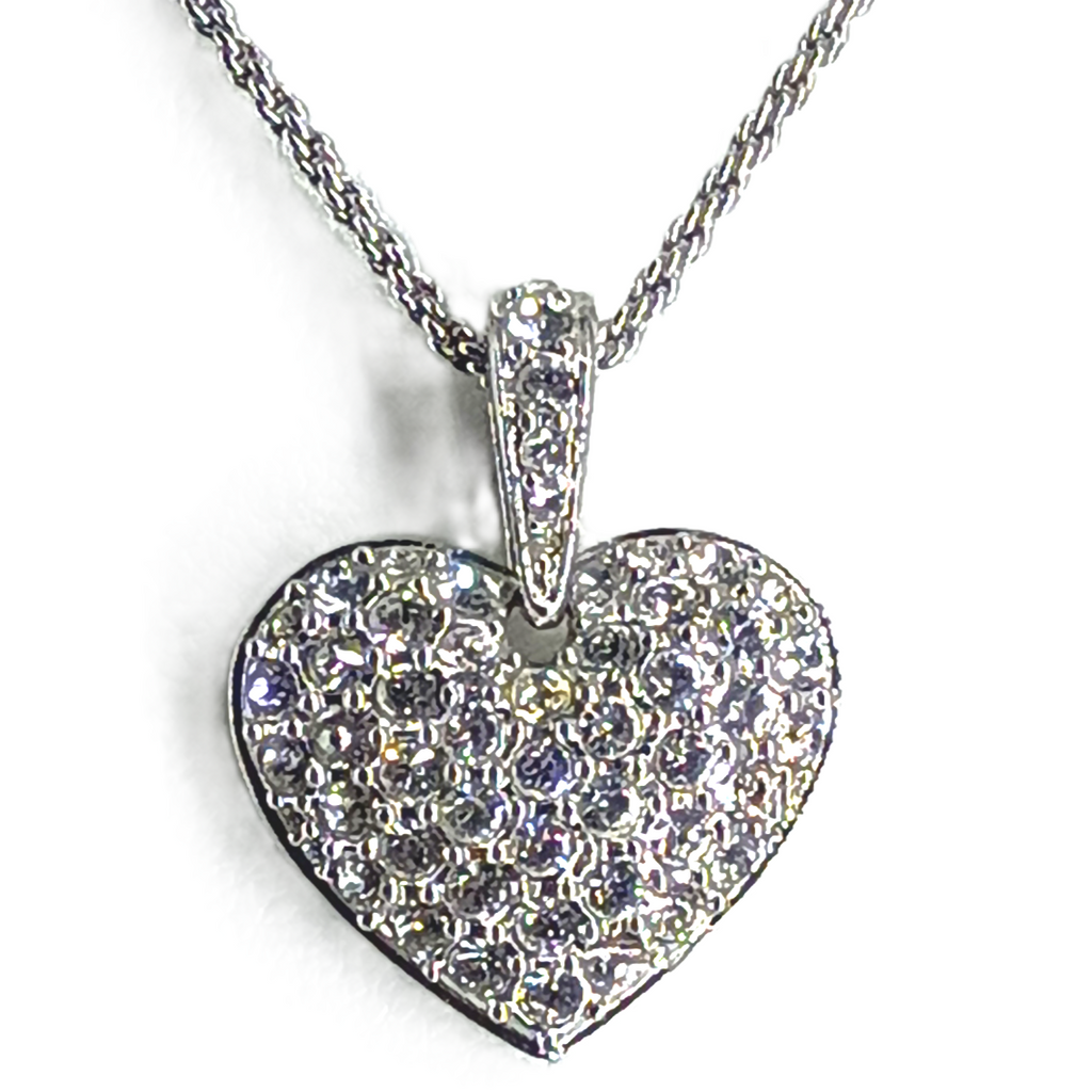 Swarovski Crystal Heart Pendant Necklace, A Quiet Spark of Romance