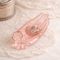 Degenhart Pink Glass Hand Ring Holder Vintage Vanity Dish