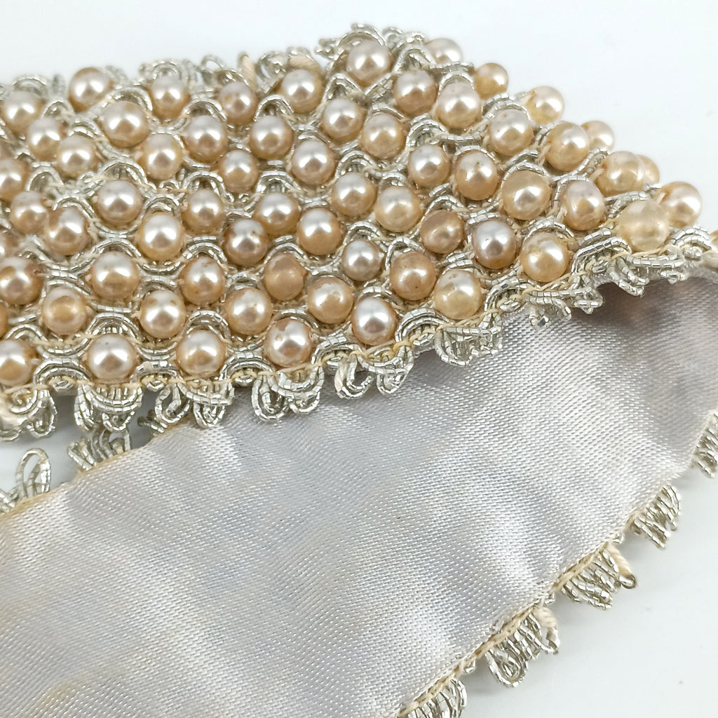 Vintage Pearl Beaded Peter Pan Collar Necklace